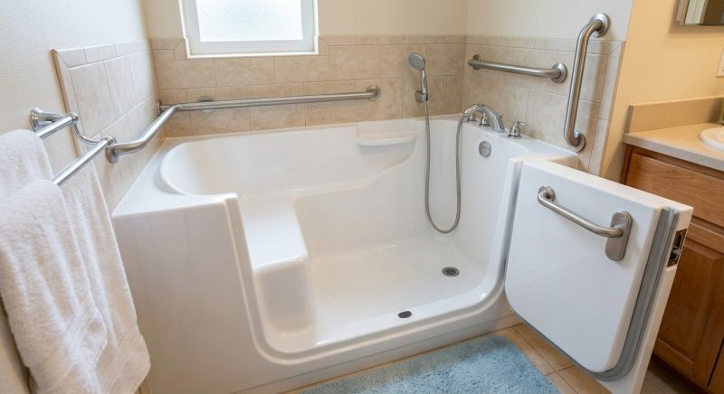 Walk In Tub Installation detail